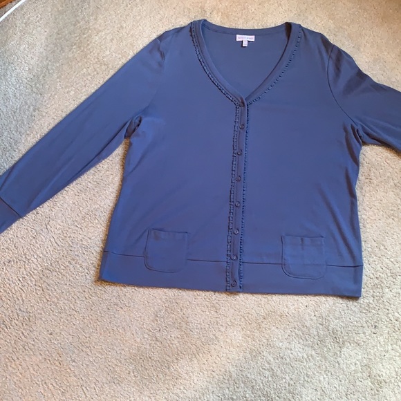 Fashion Bug Sweaters Fashion Bug Womens Slate Blue Sweater Size 2x